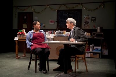 Liza Colon-Zayas and Sam Waterston Photo